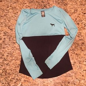 VS Pink Ultimate Long Sleeve Thumbhole Shirt